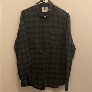L - Topman Plaid Shirt